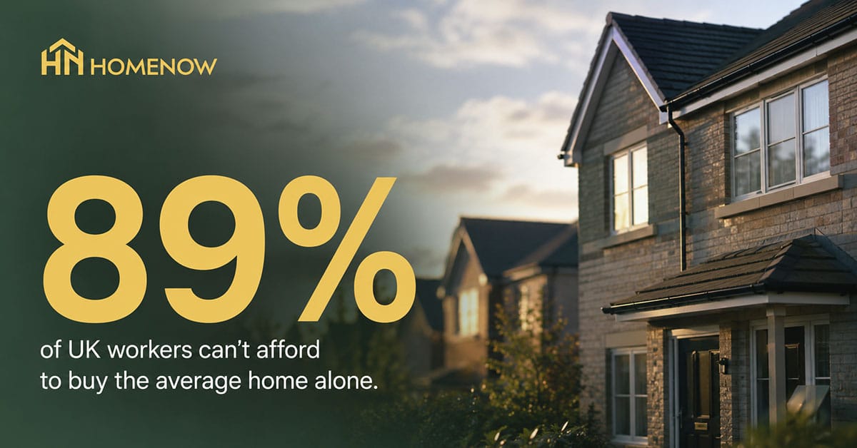 Why 89% of UK Workers Can't Afford to Buy a Home Alone